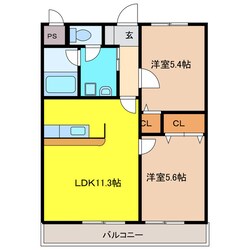 ガーディアン扶桑の物件間取画像